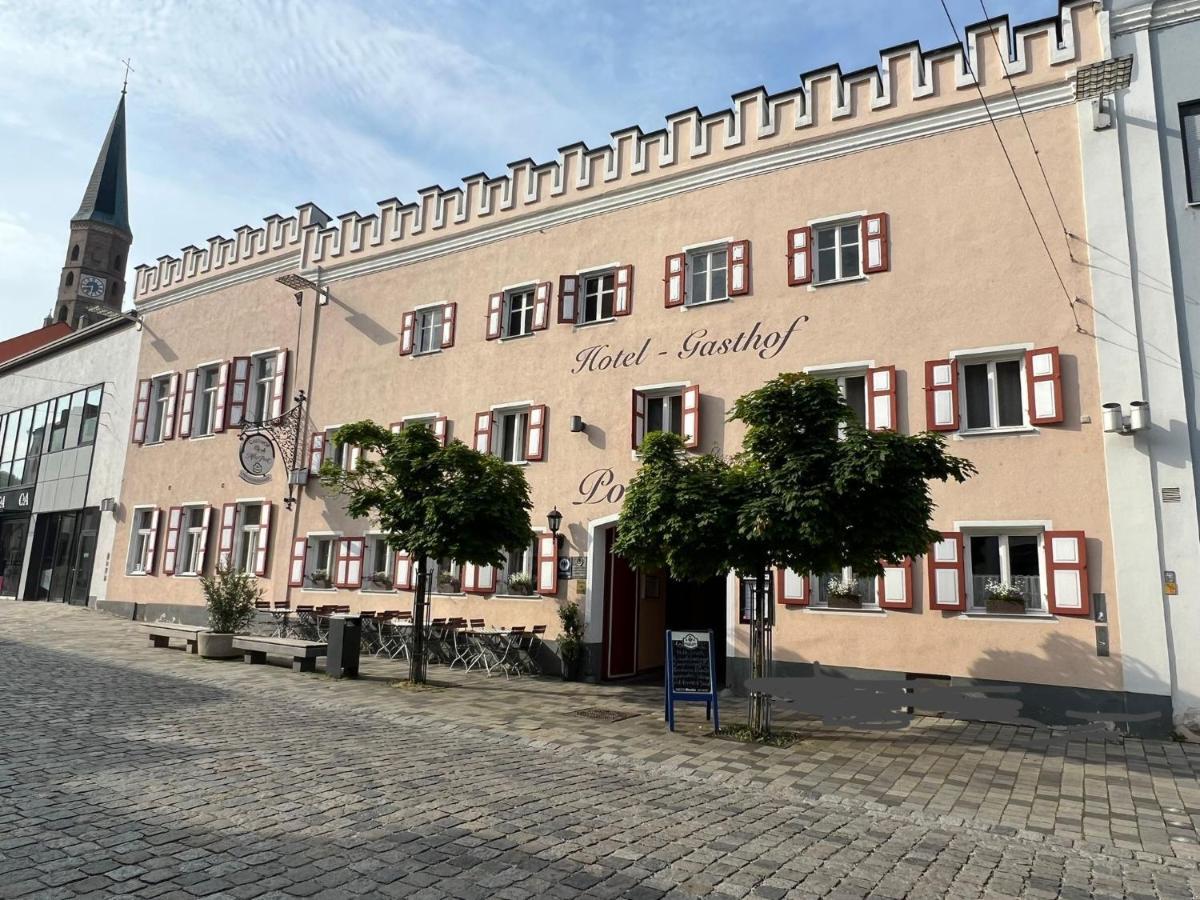 Hotel-Gasthof Postbraeu Dingolfing Dış mekan fotoğraf